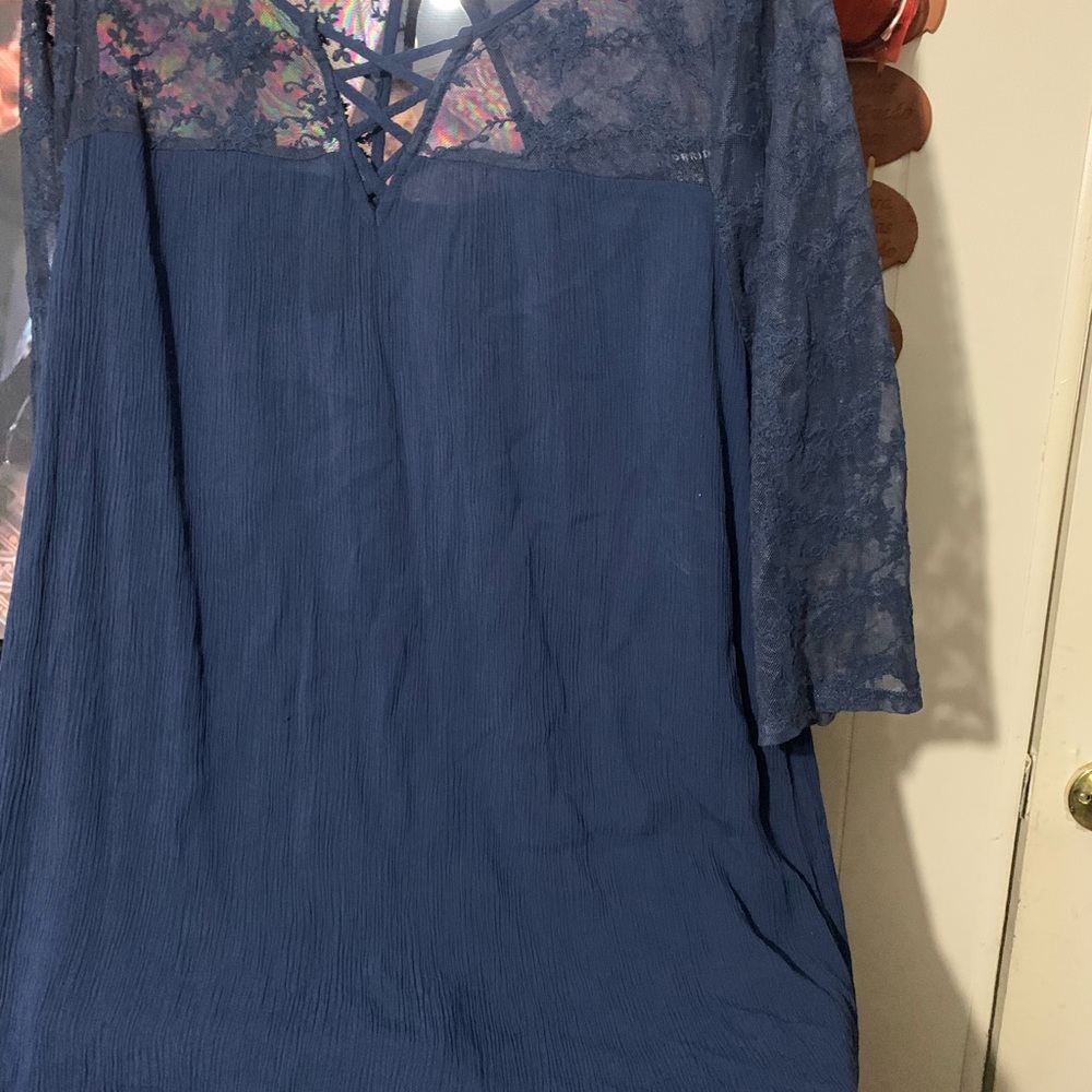 Torrid blouse women’s size 2-18 blue
